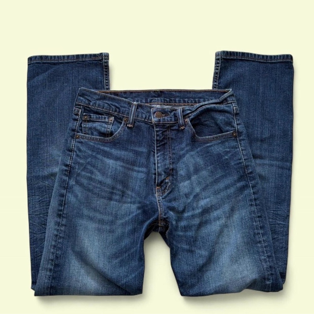 Levi's Dark Blue Straight Jeans